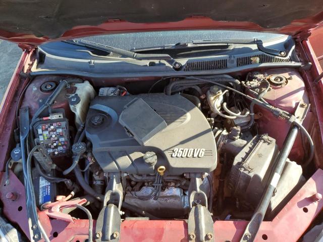 2G1WB5EK1B1301257 - 2011 CHEVROLET IMPALA LT RED photo 11