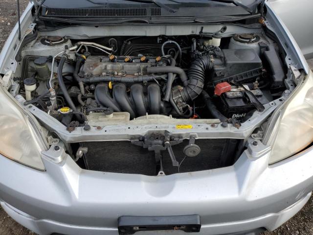 2T1KR30E48C707406 - 2008 TOYOTA COROLLA MA XR SILVER photo 12