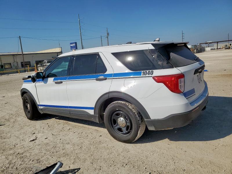 1FM5K8AB8RGA81313 - 2024 FORD EXPLORER POLICE INTERCEPTOR Білий фото 2