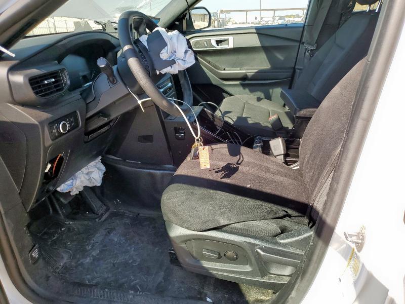 1FM5K8AB8RGA81313 - 2024 FORD EXPLORER POLICE INTERCEPTOR Білий фото 7