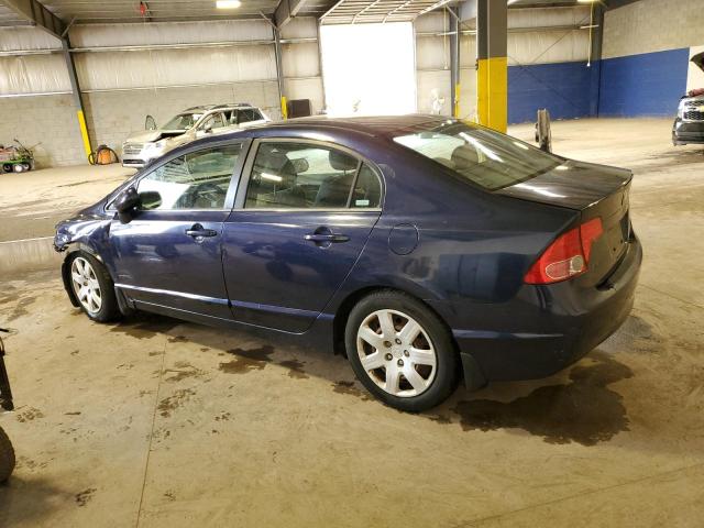 1HGFA16547L034484 - 2007 HONDA CIVIC LX BLUE photo 2