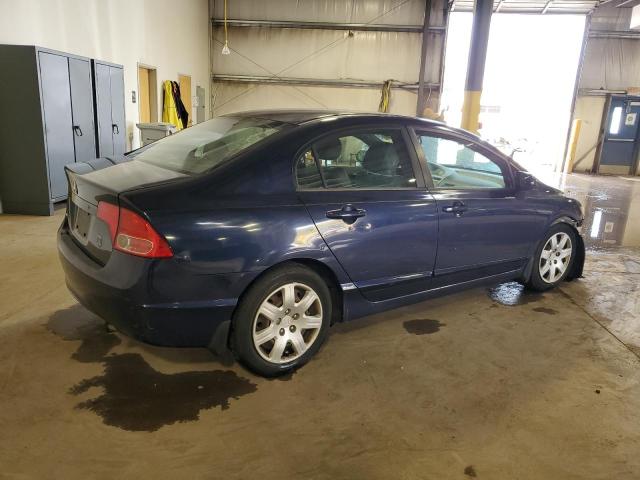 1HGFA16547L034484 - 2007 HONDA CIVIC LX BLUE photo 3