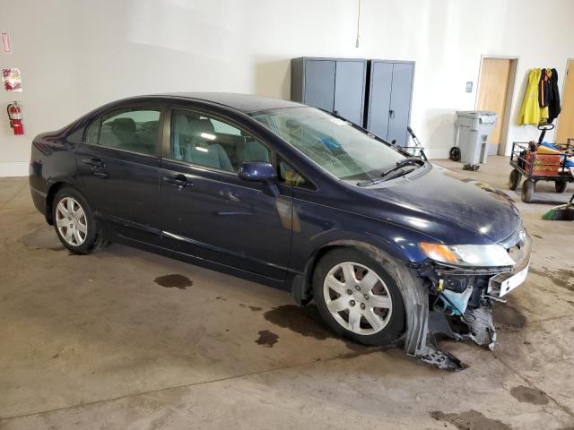 1HGFA16547L034484 - 2007 HONDA CIVIC LX BLUE photo 4