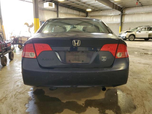 1HGFA16547L034484 - 2007 HONDA CIVIC LX BLUE photo 6
