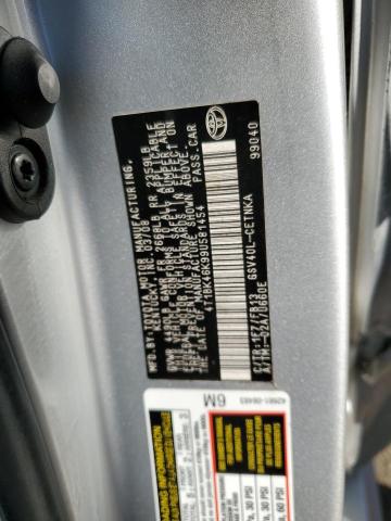 4T1BK46K99U581454 - 2009 TOYOTA CAMRY SE 银色 照片 12