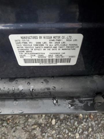 JN1AJ0HRXAM757554 - 2010 INFINITI EX35 BASE Boz foto 13