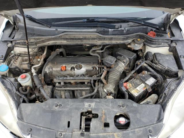 5J6RE4H78AL024090 - 2010 HONDA CR-V EXL WHITE photo 12
