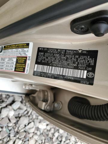 4T1BK36B47U224660 - 2007 TOYOTA AVALON XL GOLD photo 12