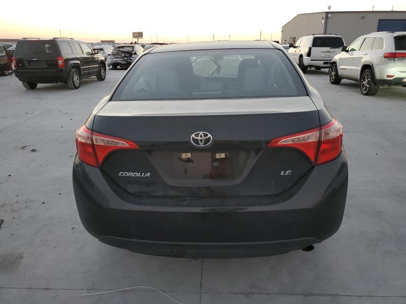 5YFBURHE3KP895056 - 2019 TOYOTA COROLLA L BLACK photo 6