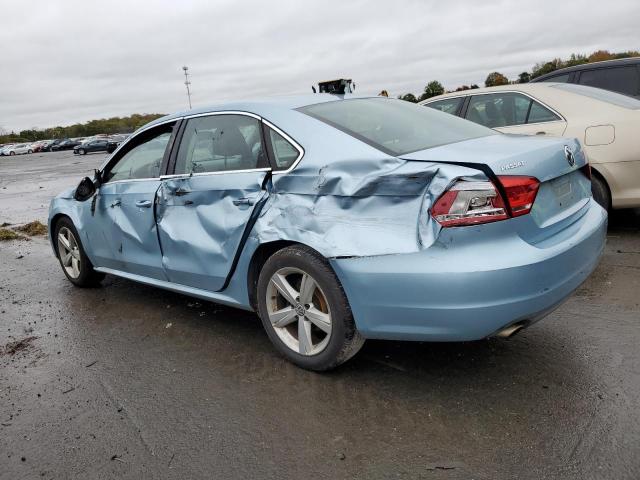 1VWBP7A35CC031475 - 2012 VOLKSWAGEN PASSAT SE BLUE photo 2
