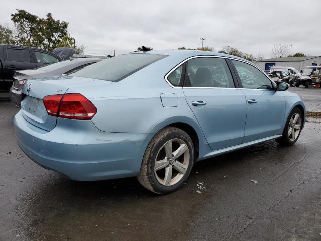 1VWBP7A35CC031475 - 2012 VOLKSWAGEN PASSAT SE BLUE photo 3