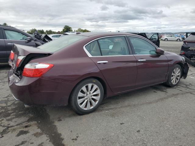 1HGCR2F89DA272172 - 2013 HONDA ACCORD EXL BURGUNDY photo 3