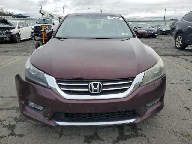 1HGCR2F89DA272172 - 2013 HONDA ACCORD EXL BURGUNDY photo 5