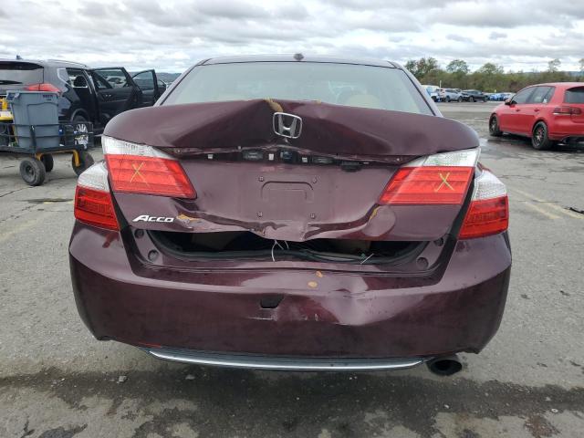 1HGCR2F89DA272172 - 2013 HONDA ACCORD EXL BURGUNDY photo 6