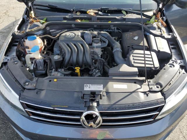 3VW2K7AJ5FM305211 - 2015 VOLKSWAGEN JETTA BASE GRAY photo 11