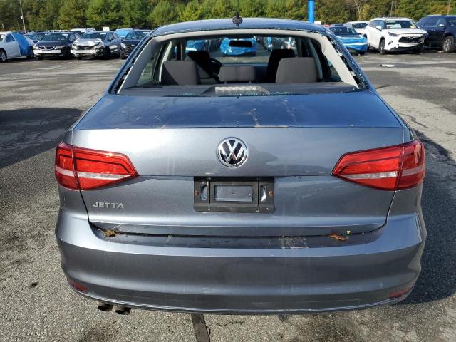 3VW2K7AJ5FM305211 - 2015 VOLKSWAGEN JETTA BASE GRAY photo 6
