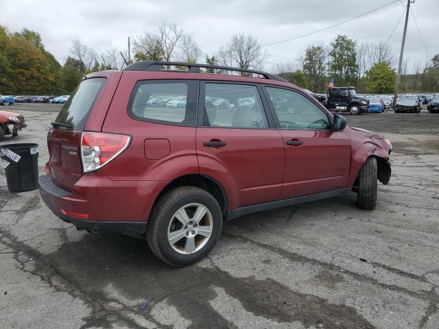 JF2SHABC6BH778033 - 2011 SUBARU FORESTER 2.5X RED photo 3