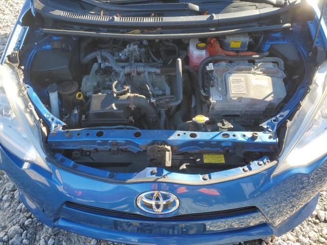 JTDKDTB30D1050466 - 2013 TOYOTA PRIUS C BLUE photo 11