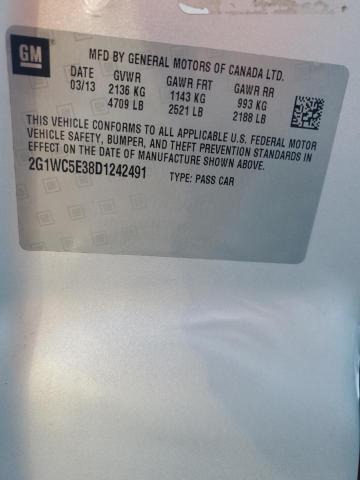 2G1WC5E38D1242491 - 2013 CHEVROLET IMPALA LTZ Plata foto 12