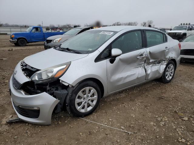 KNADM4A32G6604918 - 2016 KIA RIO LX SILVER photo 1