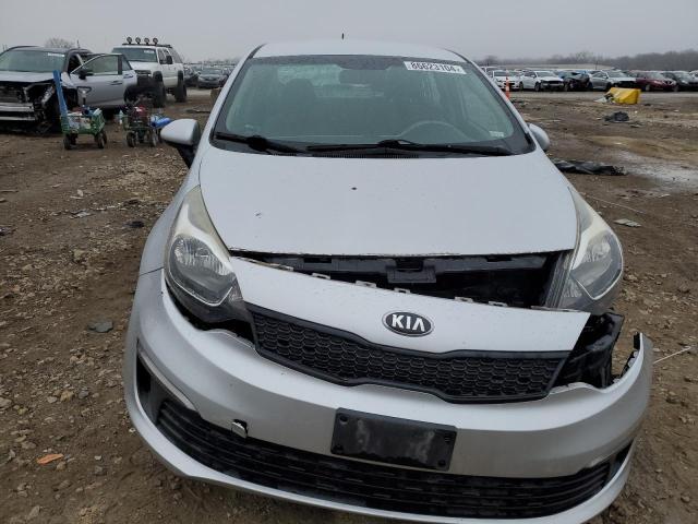 KNADM4A32G6604918 - 2016 KIA RIO LX SILVER photo 5