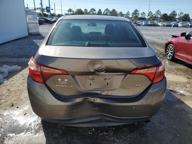 2T1BURHE5KC201810 - 2019 TOYOTA COROLLA L BROWN photo 6