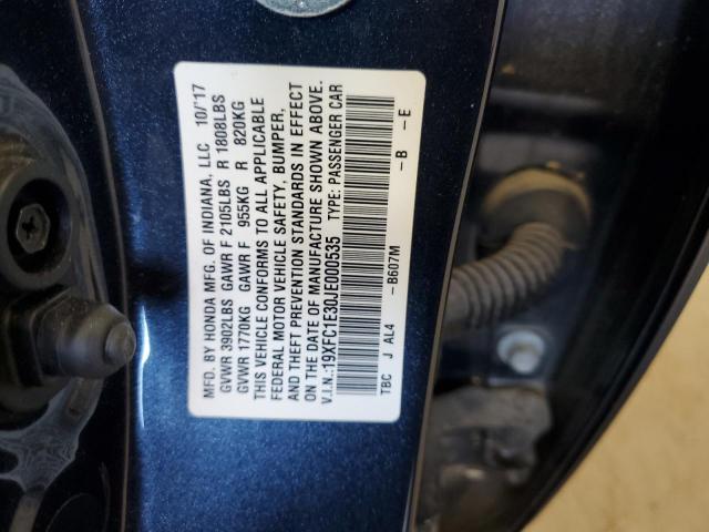 19XFC1E30JE000535 - 2018 HONDA CIVIC EX 石墨色 照片 13