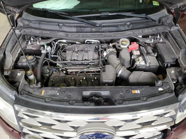 1FM5K8D88JGC03429 - 2018 FORD EXPLORER XLT Բորդո լուսանկար 12