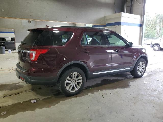 1FM5K8D88JGC03429 - 2018 FORD EXPLORER XLT Բորդո լուսանկար 3