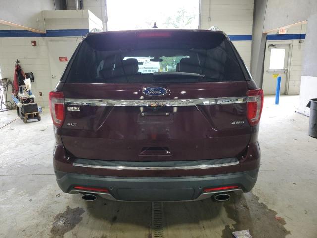 1FM5K8D88JGC03429 - 2018 FORD EXPLORER XLT Բորդո լուսանկար 6
