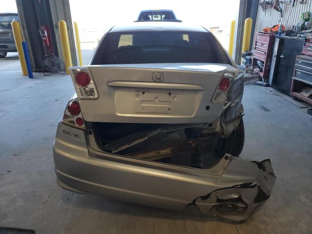 2HGES26835H533277 - 2005 HONDA CIVIC EX SILVER photo 6