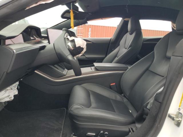 5YJSA1E50NF486446 - 2022 TESLA MODEL S WHITE photo 7