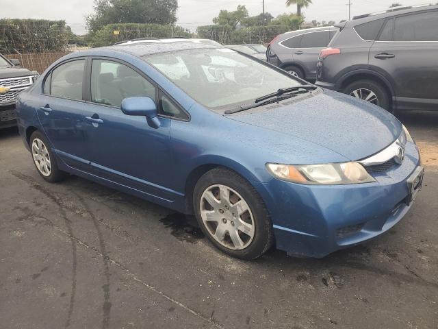 2HGFA1F51BH535970 - 2011 HONDA CIVIC LX BLUE photo 4