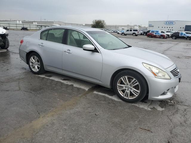 JN1CV6AP7DM720510 - 2013 INFINITI G37 BASE SILVER photo 4
