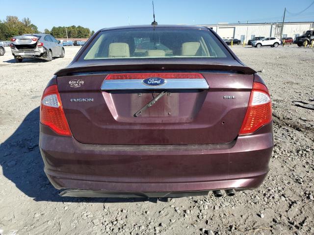 3FAHP0JAXCR336769 - 2012 FORD FUSION SEL BURGUNDY photo 6