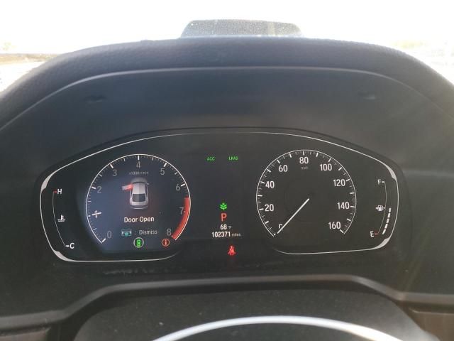 1HGCV1F96JA101793 - 2018 HONDA ACCORD TOURING ვერცხლისფერი ფოტო 9