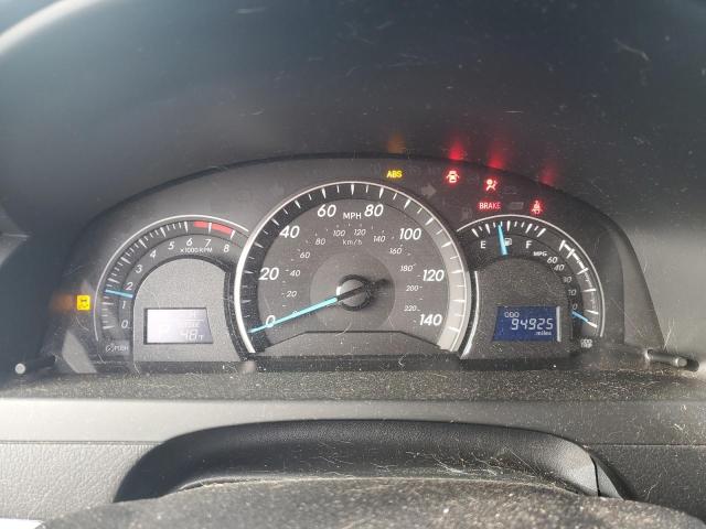 4T4BF1FK2CR236847 - 2012 TOYOTA CAMRY BASE BLACK photo 9