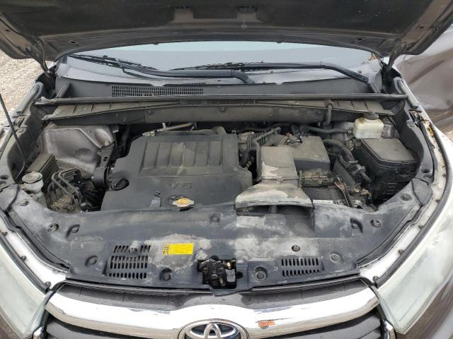 5TDJKRFH5FS118812 - 2015 TOYOTA HIGHLANDER XLE GRAY photo 12