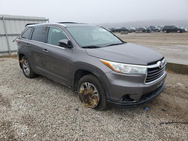 5TDJKRFH5FS118812 - 2015 TOYOTA HIGHLANDER XLE GRAY photo 4