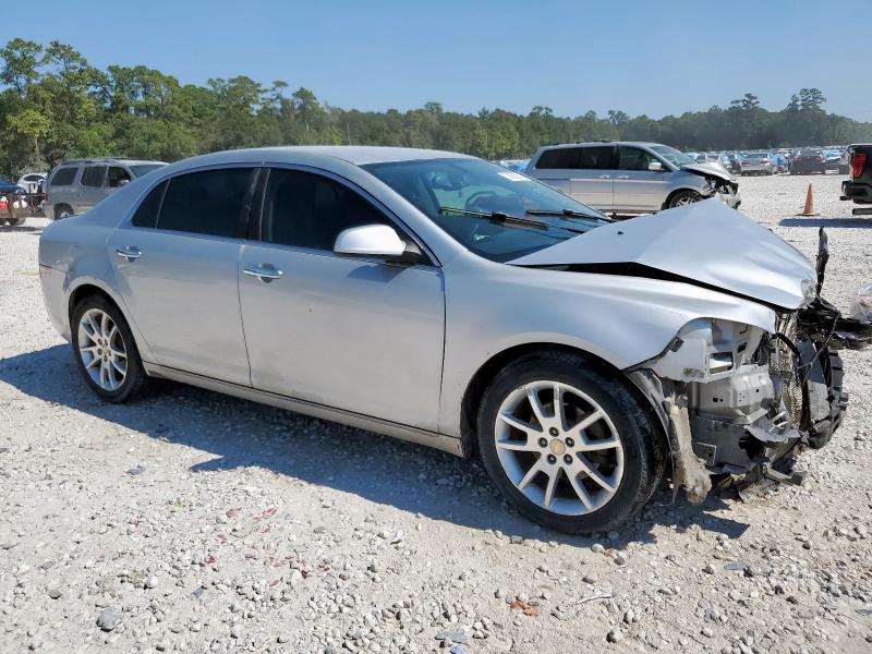 1G1ZE5EU4BF383435 - 2011 CHEVROLET MALIBU LTZ SILVER photo 4