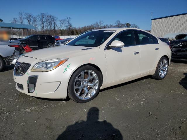 2G4GT5GX4E9231014 - 2014 BUICK REGAL GS WHITE photo 1