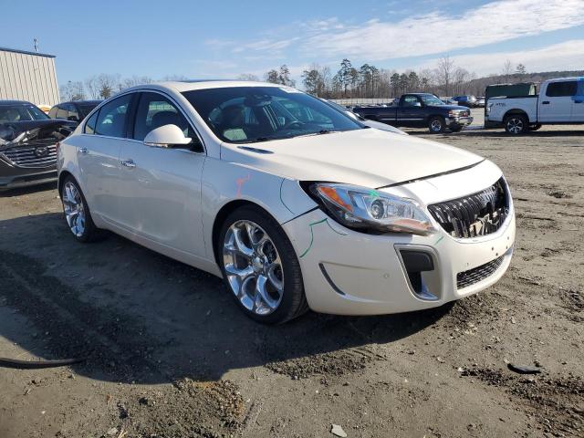 2G4GT5GX4E9231014 - 2014 BUICK REGAL GS WHITE photo 4