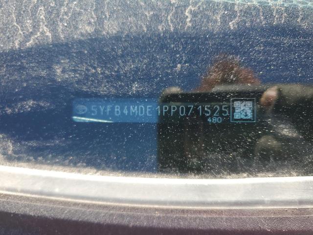 5YFB4MDE1PP071525 - 2023 TOYOTA COROLLA LE Կապույտ լուսանկար 12