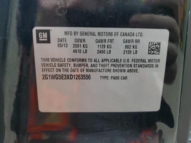 2G1WG5E3XD1263556 - 2013 CHEVROLET IMPALA LT Qara foto 12