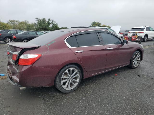 1HGCR2F55FA070938 - 2015 HONDA ACCORD SPORT BURGUNDY photo 3