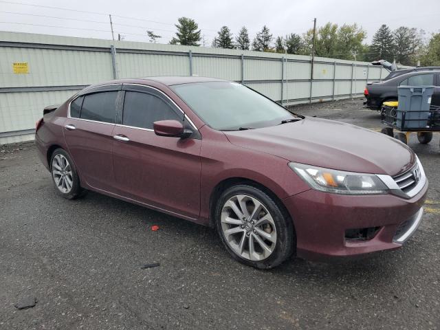 1HGCR2F55FA070938 - 2015 HONDA ACCORD SPORT BURGUNDY photo 4