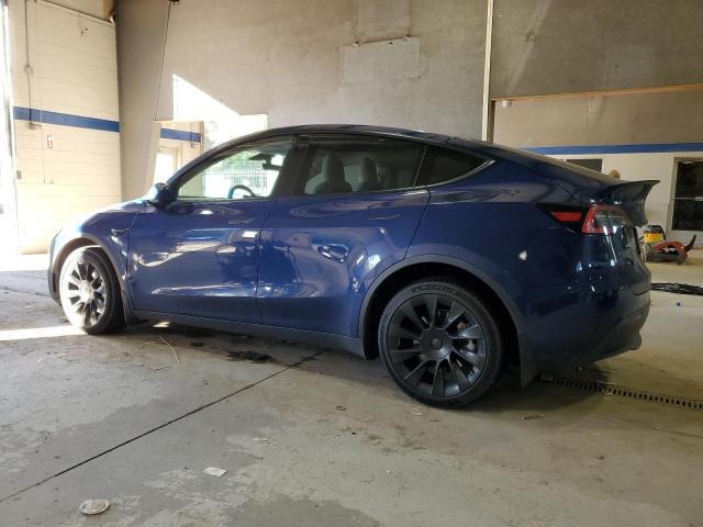 5YJYGDEEXMF066024 - 2021 TESLA MODEL Y BLUE photo 2