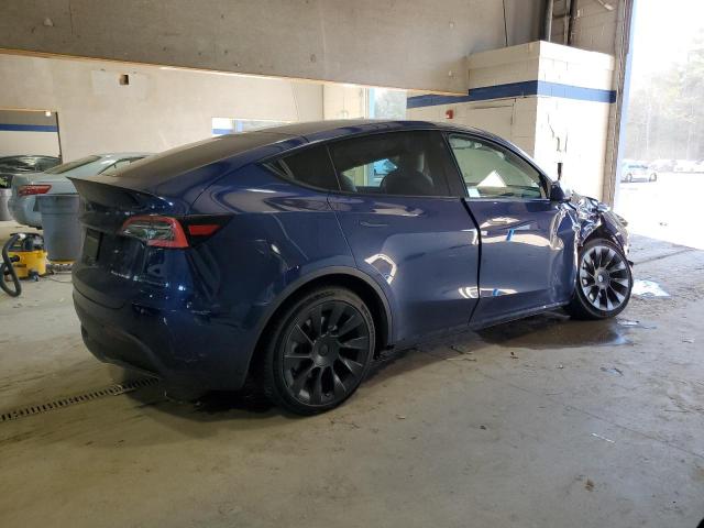 5YJYGDEEXMF066024 - 2021 TESLA MODEL Y BLUE photo 3