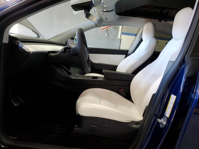 5YJYGDEEXMF066024 - 2021 TESLA MODEL Y BLUE photo 7