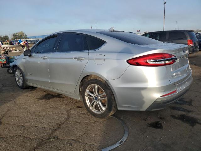 3FA6P0LU6KR142866 - 2019 FORD FUSION SE SILVER photo 2